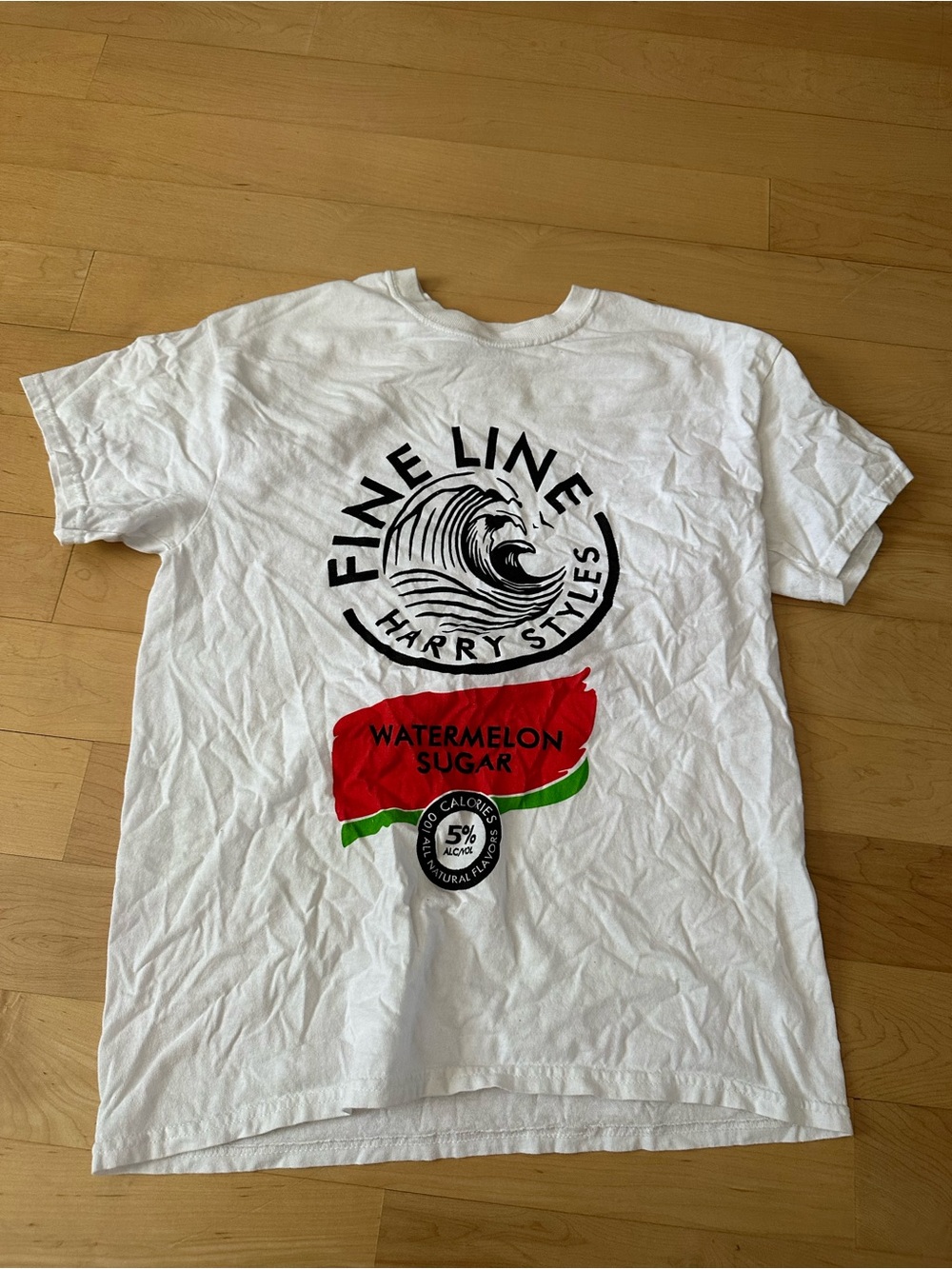 Fine Line 'Watermelon Sugar' Graphic Tee - White with Red & Green